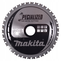 MAKITA Tarcza tnąca do stali metalu 185x30 mm 38Z Specialized B-33423
