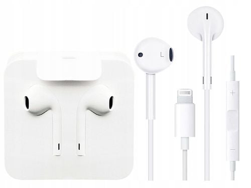 ORYGINALNE SŁUCHAWKI APPLE EARPODS LIGHTNING MMTN2ZM/A IPHONE XS 12 13 14 na Arena.pl
