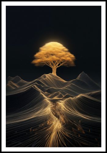 Plakat 67,5x100cm Drzewo Energii na Arena.pl