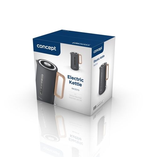 Czajnik elektryczny Concept RK3370 2200 W 1,7 l srebrny/szary na Arena.pl