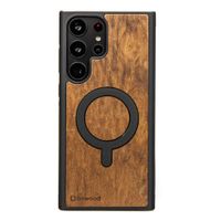 Drewniane Etui Bewood do Samsung Galaxy S25 Ultra IMBUIA z MagSafe