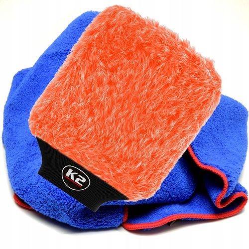 K2 Rękawica z Mikrofibry do Ręcznego Mycia Samochodu Auta Karoserii M440 na Arena.pl