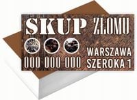 Wizytówki firmowe 100szt DUŻO RÓŻNYCH WZORÓW do wyboru SKUP ZŁOMU