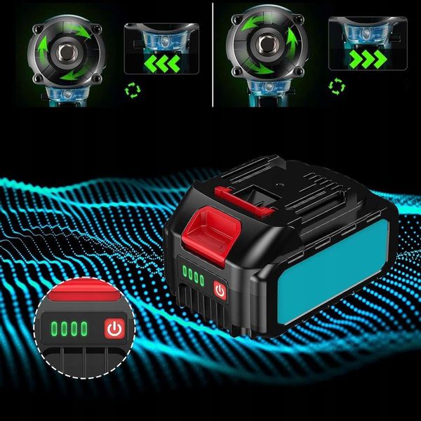 Wkrętarka Udarowa 21V 4000mAh z LED i Automatycznym Stopem zdjęcie 11