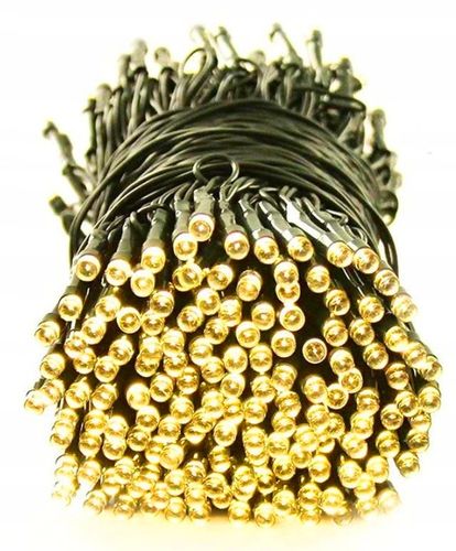 MOCNE LAMPKI CHOINKOWE 500 LED BIAŁE CIEPŁE ZEWNĘTRZNE WEWNĘTRZNE PROGRAMY na Arena.pl