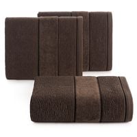 Ręcznik Emma 12 50x90 cm brązowy  bawełna frotte 500 g/m²