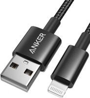 Anker Kabel USB A Lightning MFi Nylon iPhone iPad 1m Czarny