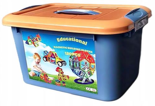 Klocki Magnetyczne Bardzo Duże Elementy – Buduj, Twórz I Odkrywaj Świat na Arena.pl