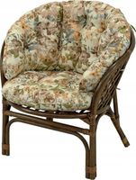 PODUSZKI PODUCHY NA FOTEL RATTANOWY RATAN antracyt