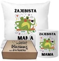 ZESTAW PODUSZKA I KUBEK ORYGINALNY PREZENT MAMA DZIEŃ MATKI URODZINY MAMY