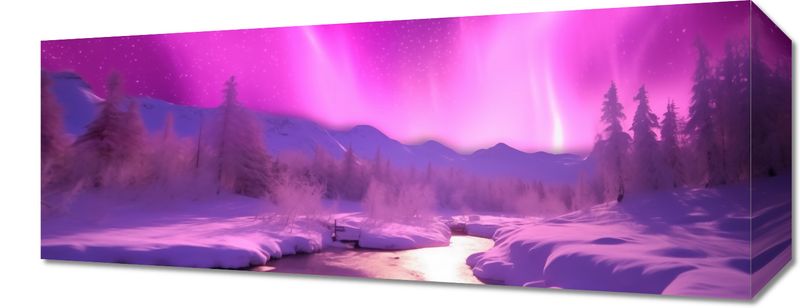 Obraz 50x20cm Aurora Nad Niebiem zdjęcie 1