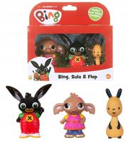 Figurki Bing Sula Flop 3-pak prezent dla dzieci 18m do małych rączek BING