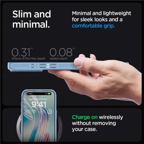 etui spigen crystal hybrid na iphone 15 pro max na Arena.pl