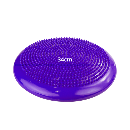 Poduszka Sensoryczna Dysk Korekcyjny Do Ćwiczeń Fioletowa na Arena.pl