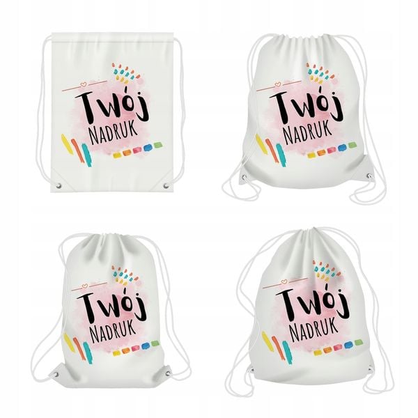 Plecak Dla Nadii Sportowy Szkolny Worek Torba Z Nadrukiem Ze Zdjęciem zdjęcie 2