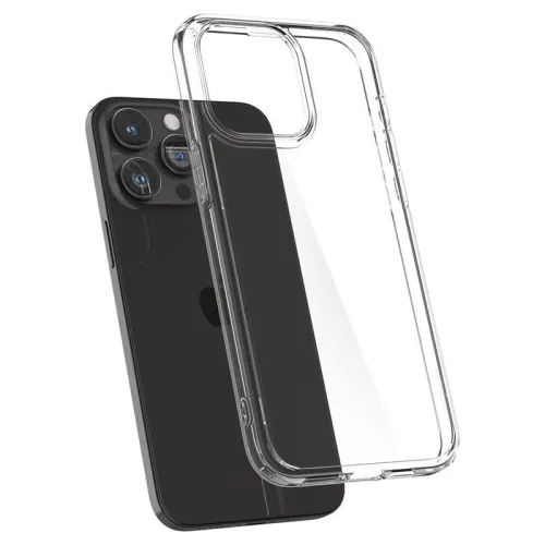 Etui Spigen Crystal Hybrid na iPhone 15 Pro Max - przezroczyste na Arena.pl