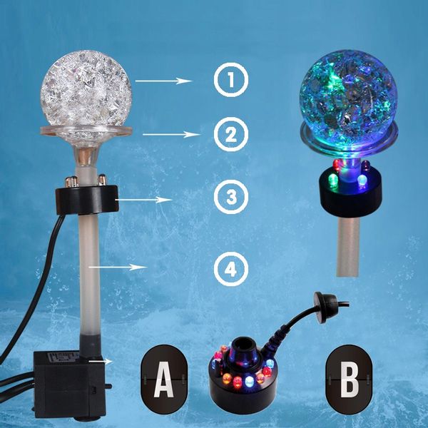 POMPKA DO FONTANNY H=150cm KULA WĄŻ GENERATOR MGŁY zdjęcie 4