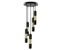 Lampa wisząca 5xGU10 MAGNUM BLACK/GOLD