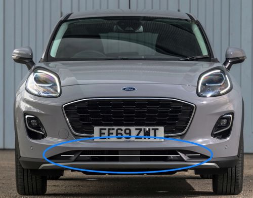 FORD PUMA - Listwy CHROM GRILL na atrapę zderzak Chromowane Nakładki na Arena.pl