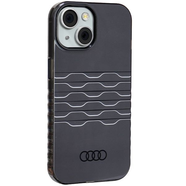Etui Audi do iPhone 15, iPhone 14, iPhone 13, Czarny, MagSafe zdjęcie 6