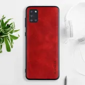 Etui AIORIA Vintage LEATHER do Samsung Galaxy A31 czerwony