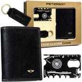 peterson zestaw portfel+brelok+karta ptn zms-08