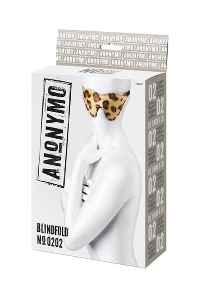 Anonymo Mask, Pu Leather, Print, 26 Cm zdjęcie 7