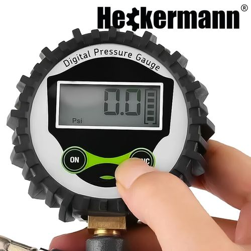 PISTOLET DO POMPOWANIA KÓŁ Z MANOMETREM CYFROWYM LCD WĘŻYK 36CM 15 BAR na Arena.pl