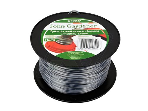 ŻYŁKA TNĄCA DO KOS I PODKASZAREK 3 MM 100 MB G73947 KWADRAT + RDZEŃ na Arena.pl