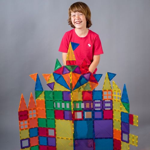 Klocki magnetyczne konstrukcyjne duże Rainbow Creative Pack 102 Connetix na Arena.pl