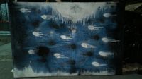 Nikcorp Obraz na Płótnie Abstrakcyjny Morze Martwe 150x100 cm
