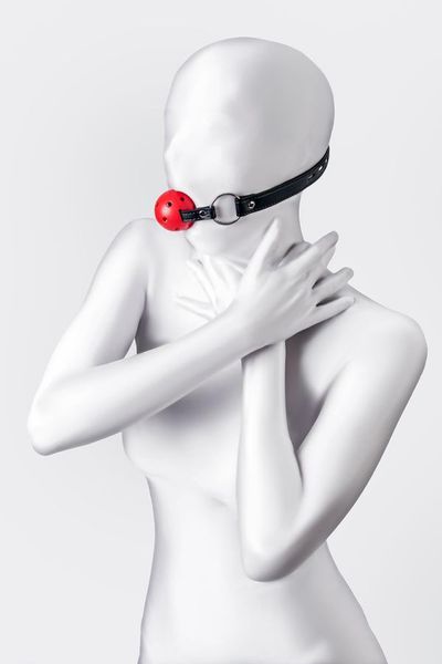 Anonymo Gag, Abs Plastic, Red, 64 Cm zdjęcie 3