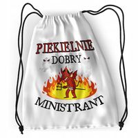 Plecak Dla Ministranta Sportowy Szkolny Worek Z Nadrukiem Ze Zdjęciem