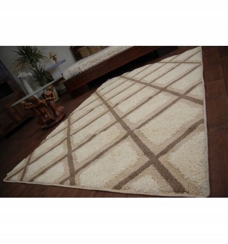 Dywan STRUCTURAL CRIS krem 80x160 cm na Arena.pl
