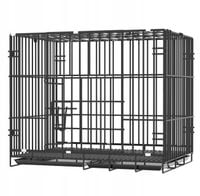 KLATKA TRANSPORTER DLA ZWIERZĄT METALOWA 70x51x60cm