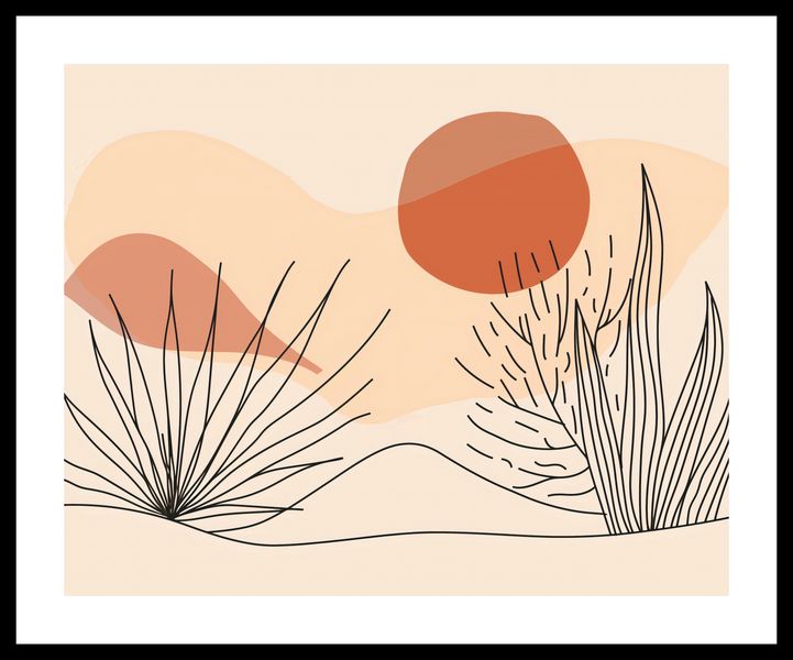 Plakat 50x40cm Miękka Roślinność zdjęcie 3