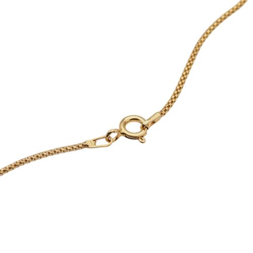 Naszyjnik srebrny złocony - Lapisem Lazuli trapez na Arena.pl