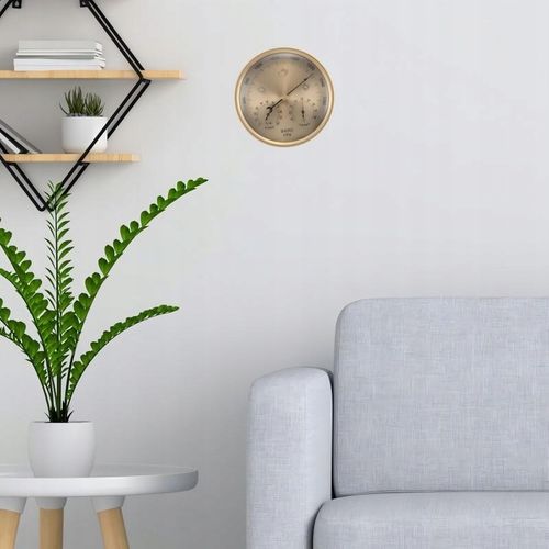 130mm okrągła Barometr ścienny Termometr Higrometr wilgotność Stacja na Arena.pl