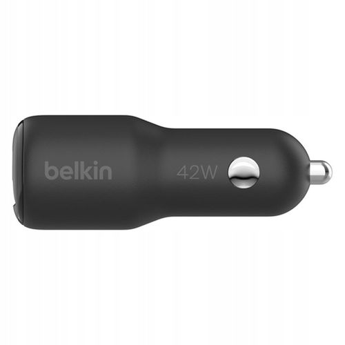Belkin Ładowarka samochodowa - USB-C PD 3.0 3A PPS 30W + USB-A 12W, mała na Arena.pl