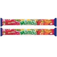 Mamba Gumy rozpuszczalne o smakach owocowych 106 g (4 x 26,5 g) X 2 sztuki