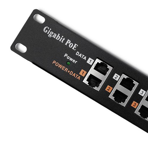 Qoltec Patch panel | 12 | POE | Czarny na Arena.pl