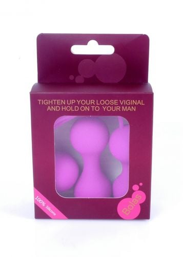 kulki silicone kegal balls set   purple na Arena.pl