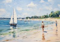 Plakat 29,7x21cm Życie na Brzegu