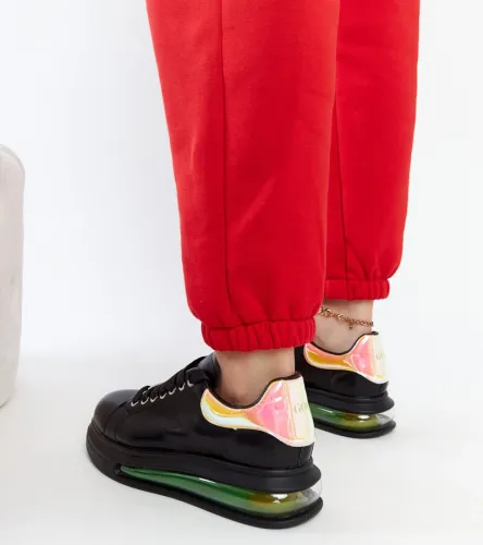 Czarne sneakersy na platformie GOE NN2N4030 41 na Arena.pl