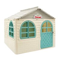 domek dla dzieci Doloni 129x129 cm biało-miętowy