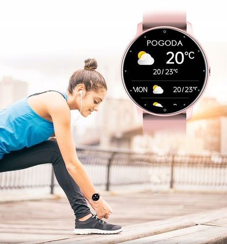 Zegarek SMARTWATCH SMS KROKI PULS POLSKIE MENU na Arena.pl