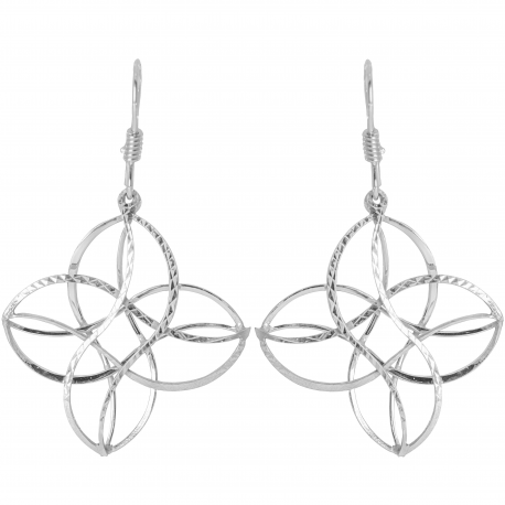 SREBRNY PRZESTRZENNY KOMPLET SREBRO PRÓBY 925 zdjęcie 2