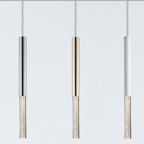 Pojedyncza lampa wisząca ONE P0461-01E-F4F4 LED 5W 3000K tuba srebrny zdjęcie 4