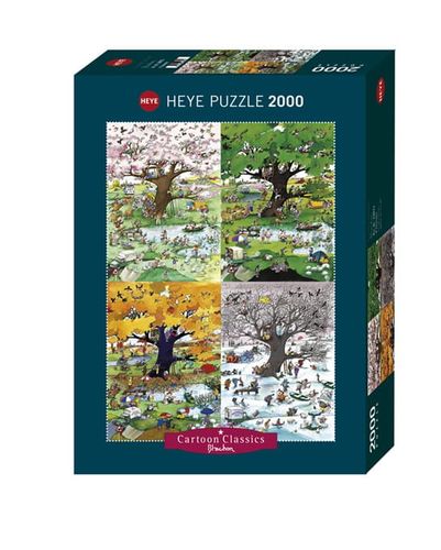 Heye Puzzle Cztery pory roku 2000 el. na Arena.pl