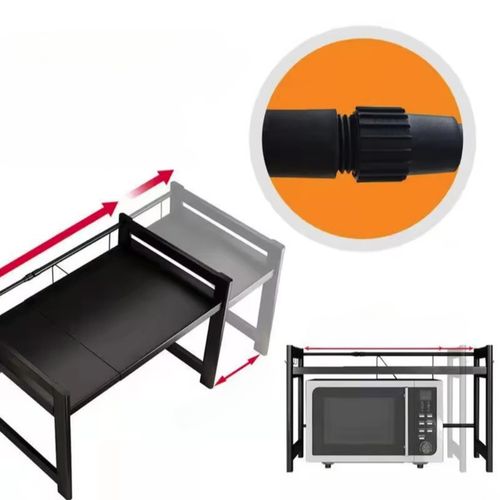 Stojak na mikrofalówkę półka rozsuwana regulacja teleskopowa organizer na Arena.pl